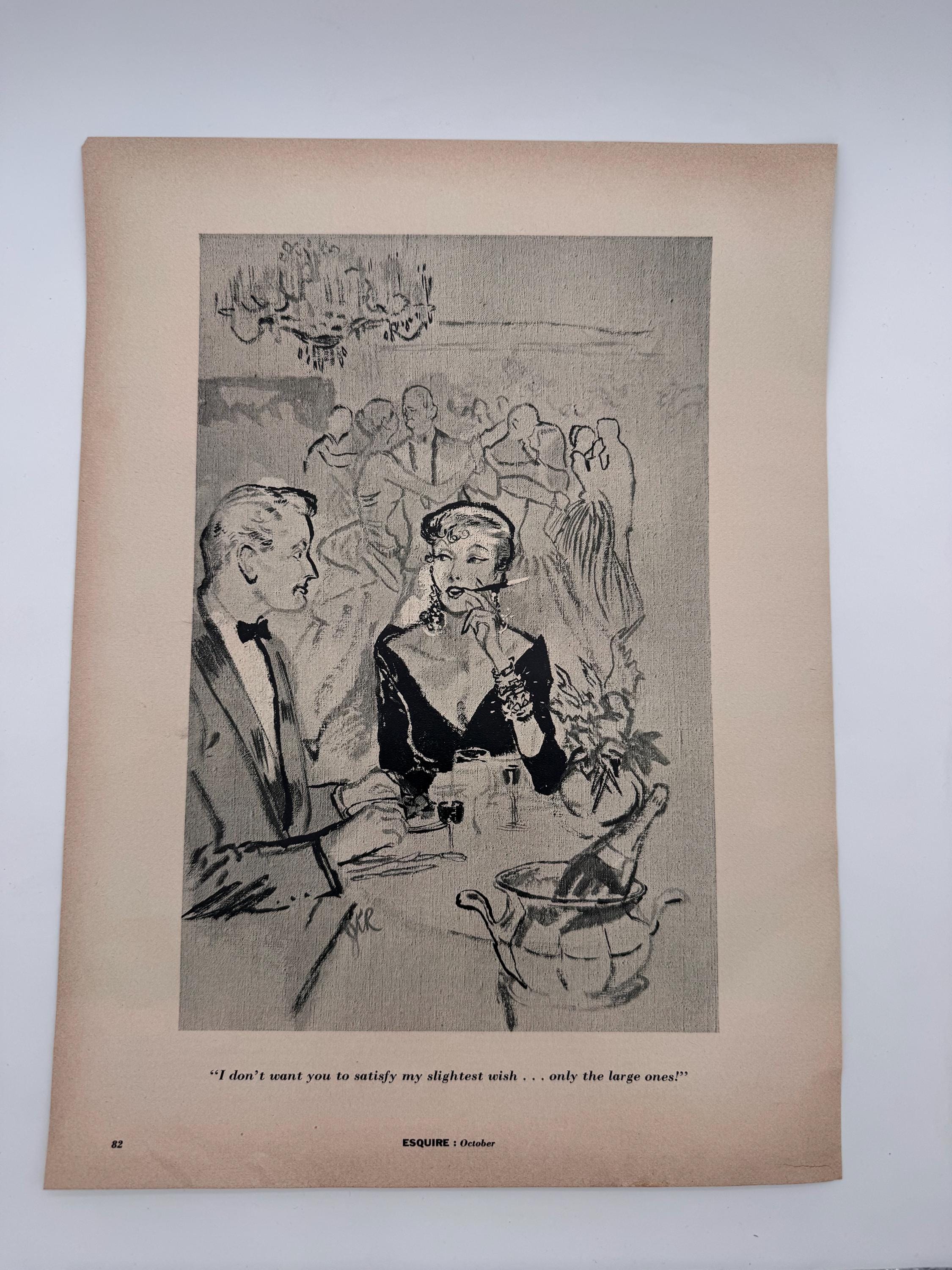 Vintage Esquire 1955 Magazine - Etsy