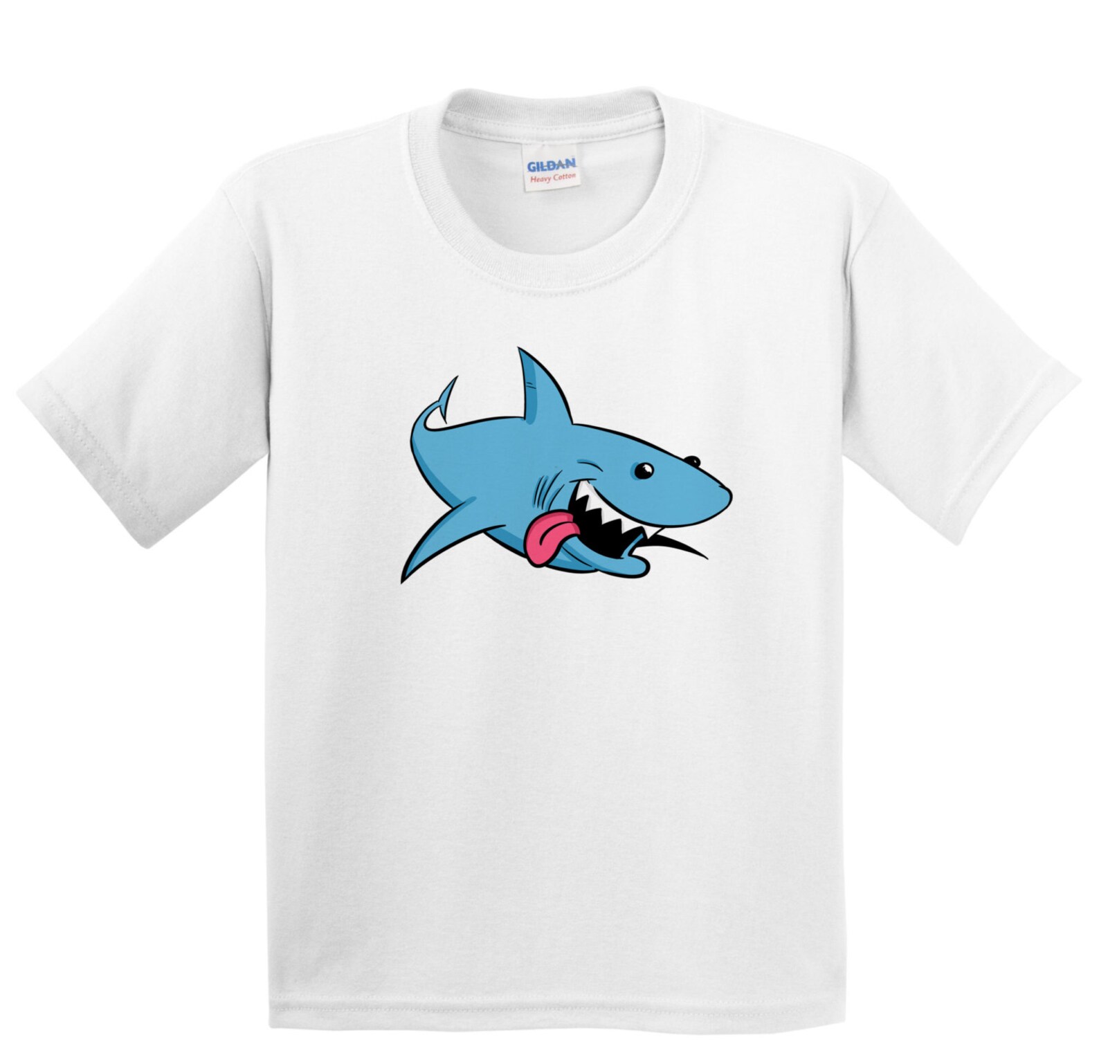 Children's Shark T Shirt Kids Boys or Girls Tee Etsy