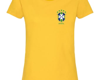 Ladies Retro BRASIL T Shirt