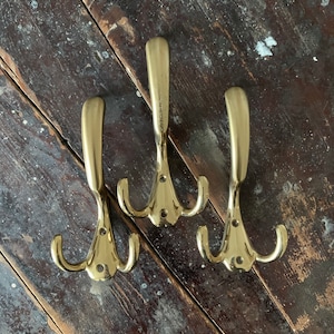 Vintage, Goldtone, Hook, Classic Wall Hook
