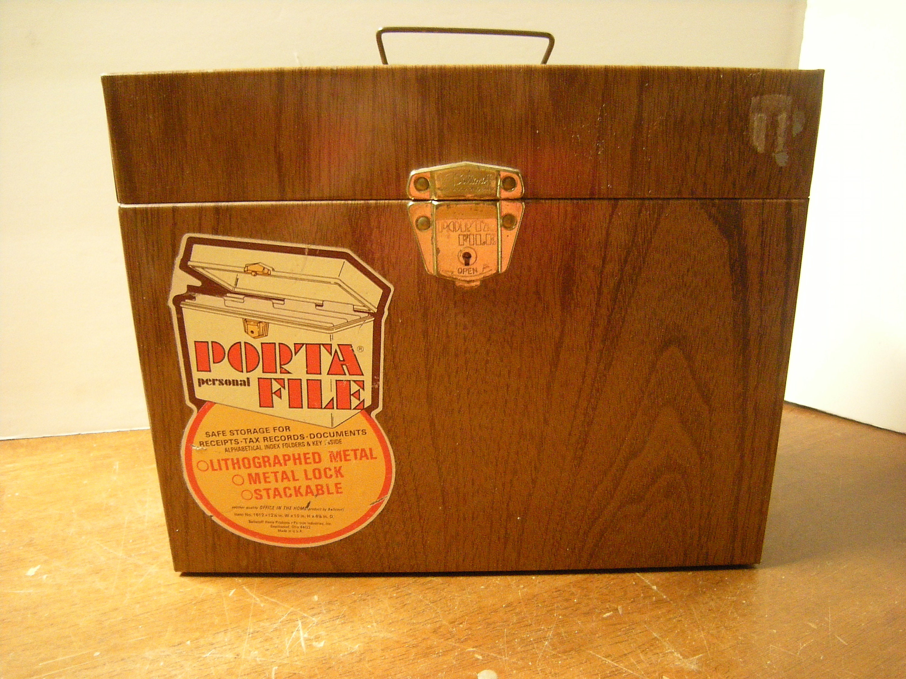 Porta File Box Key - Etsy