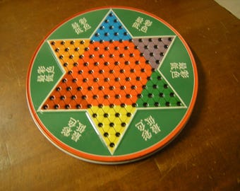 Vintage Chinese Checkers - Etsy