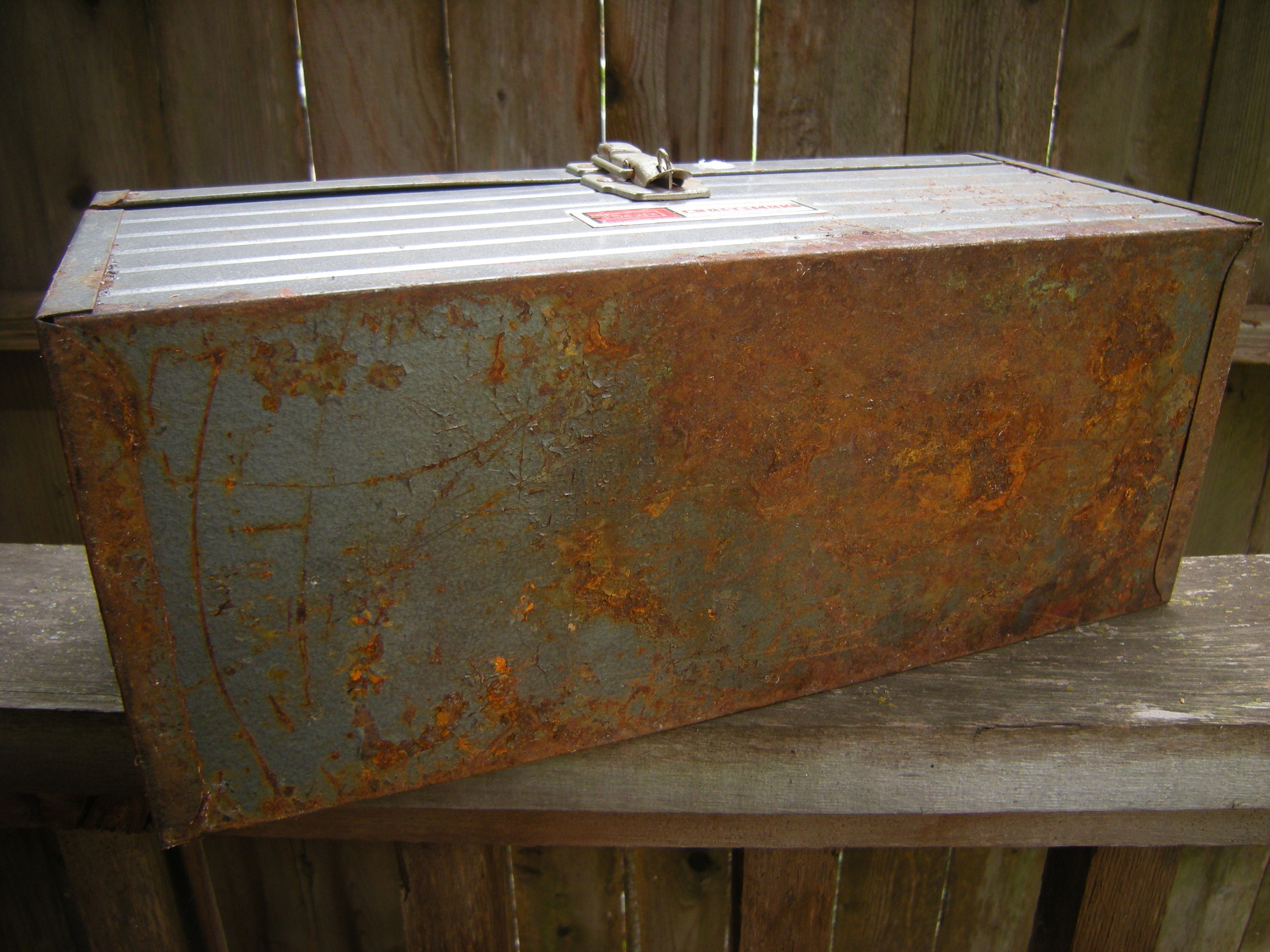Vtge Tool Box-craftsman Tool Box-from the 70's-rusty-handyman