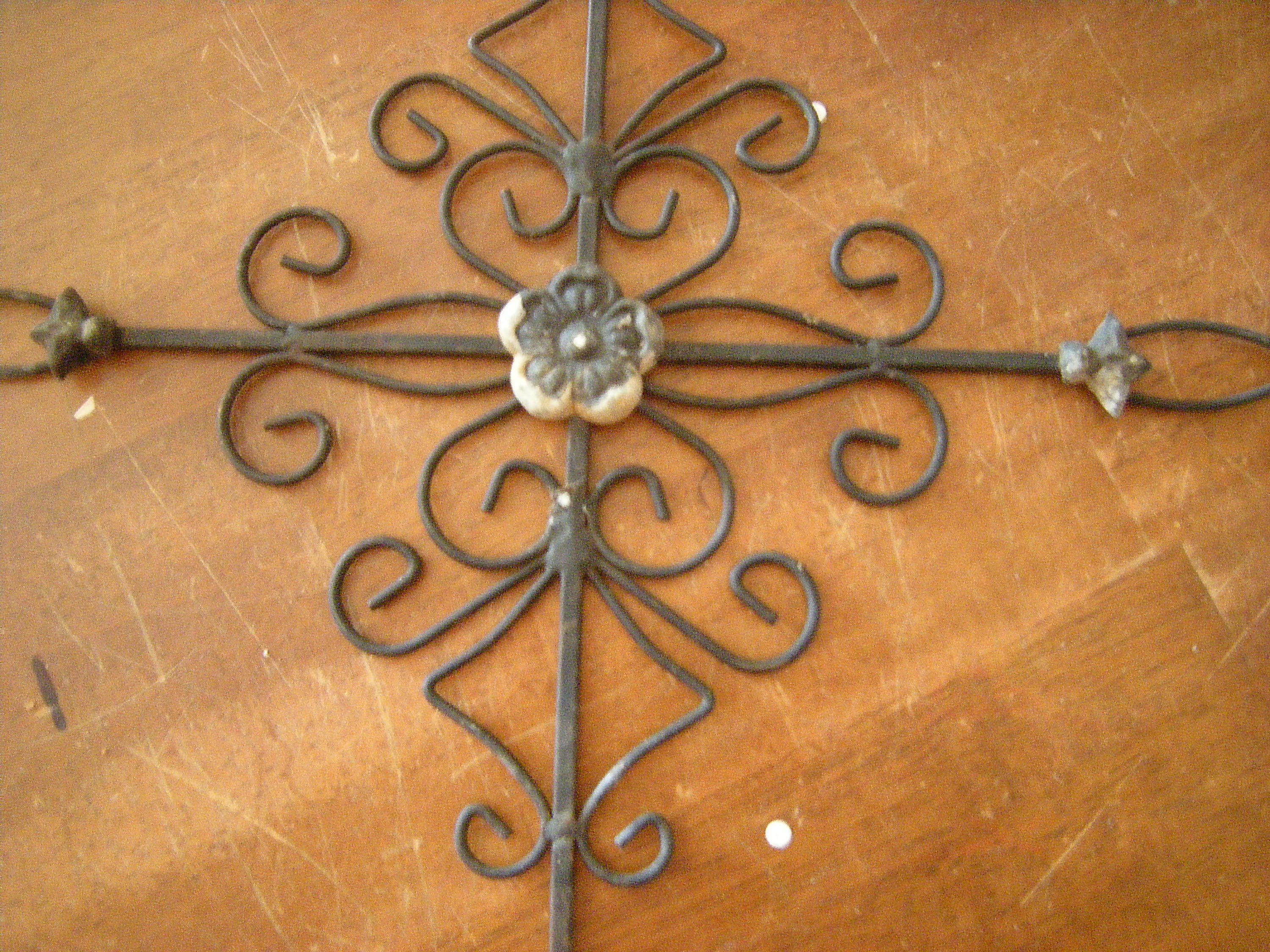 Vtge Crosswrought Iron Crosswall Decorhome and Livinghome Decor