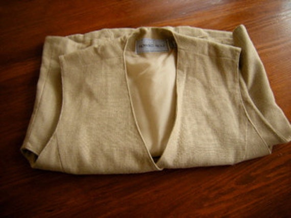 vintage howard wolf vest-women vest-made in USA-4… - image 4