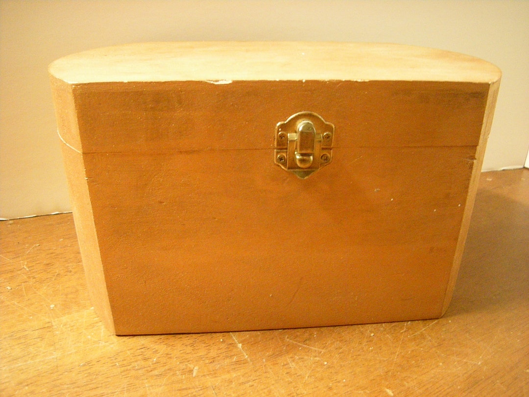 Vtge Boxwooden Boxstorage Organizationartcraftsdecoupagepursekeepsakesupply Etsy