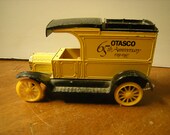 vtge Otaco 65th anniversary bank-cast iron-for parts only-supplies-crafts-assemblage-