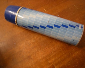 vtge thermos-travel bottle-blue-camping-sports events-tailgating-