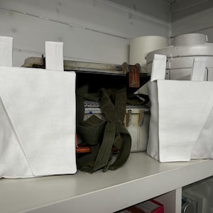 Custom made Star Wars Snow Trooper pouches - white or off-white