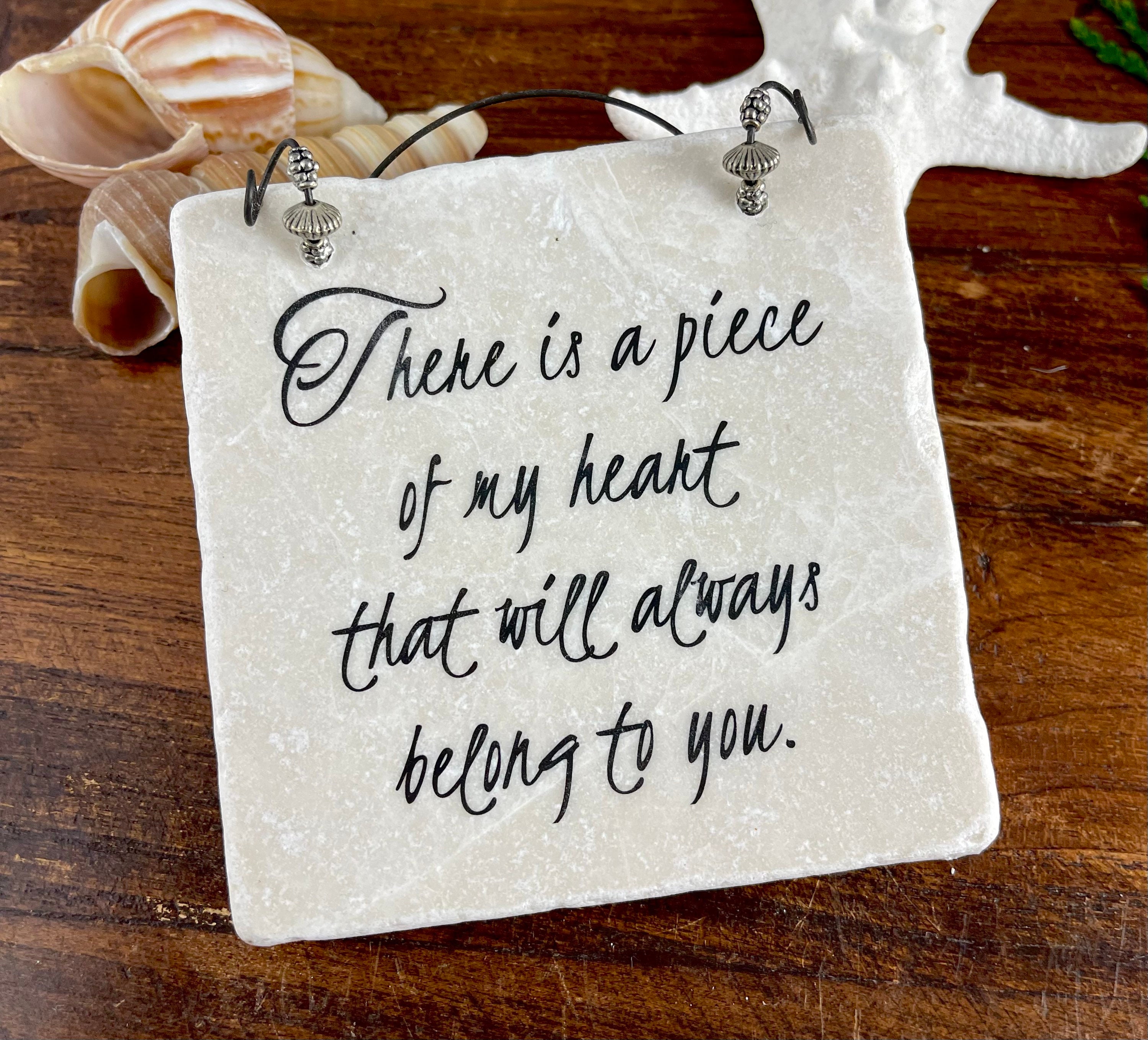 I said that you will always have a piece of my heart, but that's not true.  The truth is, You have the whole th…
