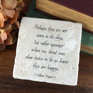Memorial Gift - Perhaps they are not stars - Sympathy Gift - Bereavement Keepsake - Comfort