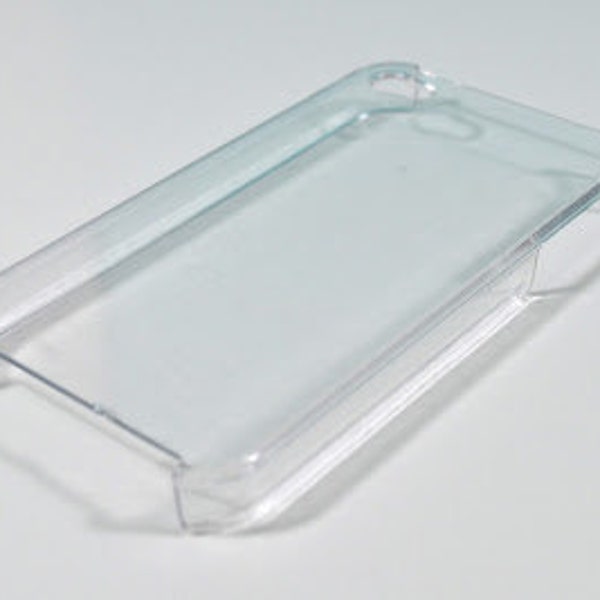 iPhone 4/4s or 5/5s Crystal Clear or White Customize able hard case.
