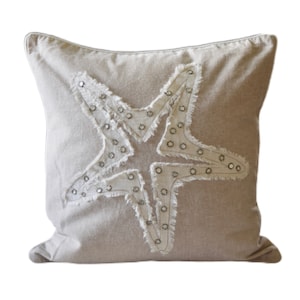 Dillard Stars Cotton Throw Pillow,Sea Animal Cover & Insert, Decorative Pillow, Indoor/Out Pillow, Sea Lovers,28x28,12x17