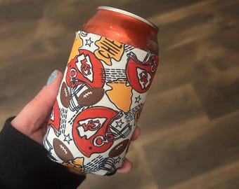 KC Chiefs Neoprene Can Sleeve: Seltzer & Drink Cover