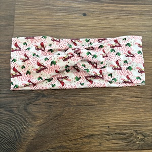 Cardinals Baseball Top Knot Headband: Women&#39;s Knotted Headband