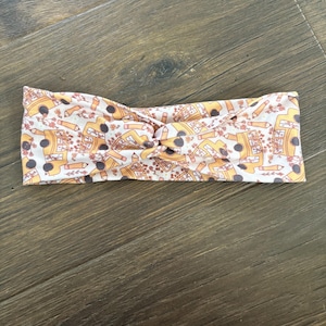 School Supplies Knot Headband: Women&#39;s Top Knot