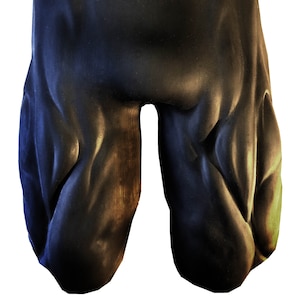 Generische, hochwertige Latex-Heldenfassade für Ihr selbstgemachtes Fledermauskostüm, obere Vorderbeine