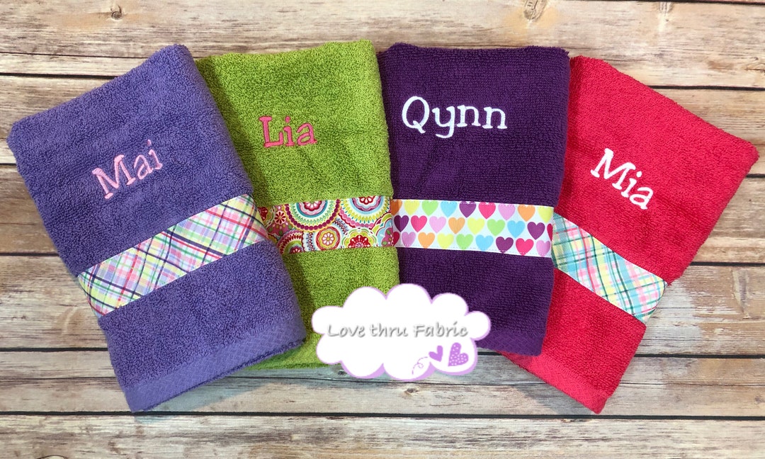 Monogrammed Hand Towel Personalized Hand Towel Hand Towel Etsy