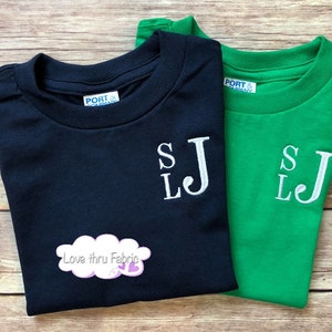 Infant Monogrammed Shirts, Monogrammed Shirts for Babies, Personalized T-Shirts for Boys, Preppy Shirts, Casual Uniform Shirt, New Baby Gift