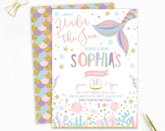 ocean invitation etsy