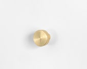 Brass Cabinet Knob - Brass Drawer Pull - Gold Cabinet Knobs - Modern Brass Knob - Kitchen Hardware