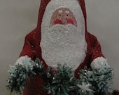 Folk Art Santa (X-SANTA-SNOW)