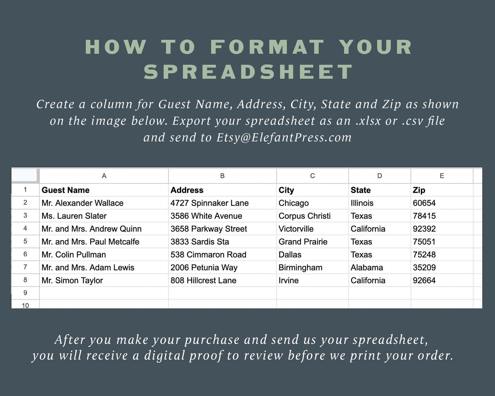 Letterpress A7 Monogram Invitation Suite - Complete With Reply Cards ...