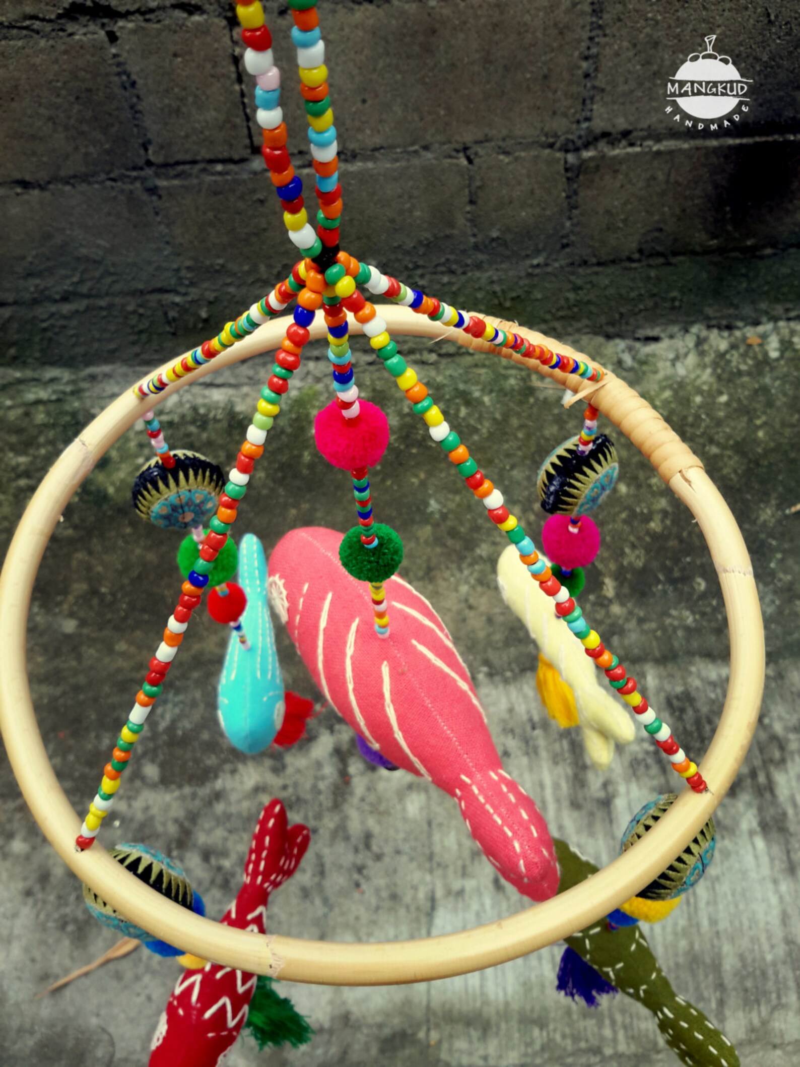 Colorful Fish Crib Mobile Fish Crib Mobile Baby Fish Crib Etsy