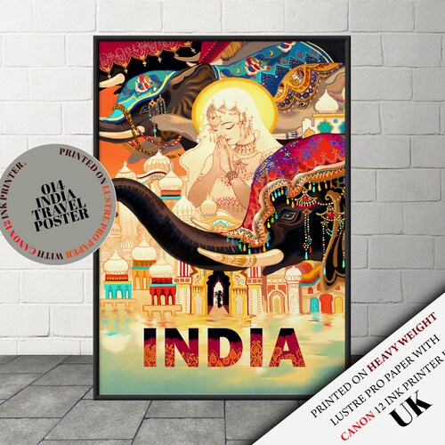 Punjab India Travel Poster High Quality Print Poster Travel - Etsy