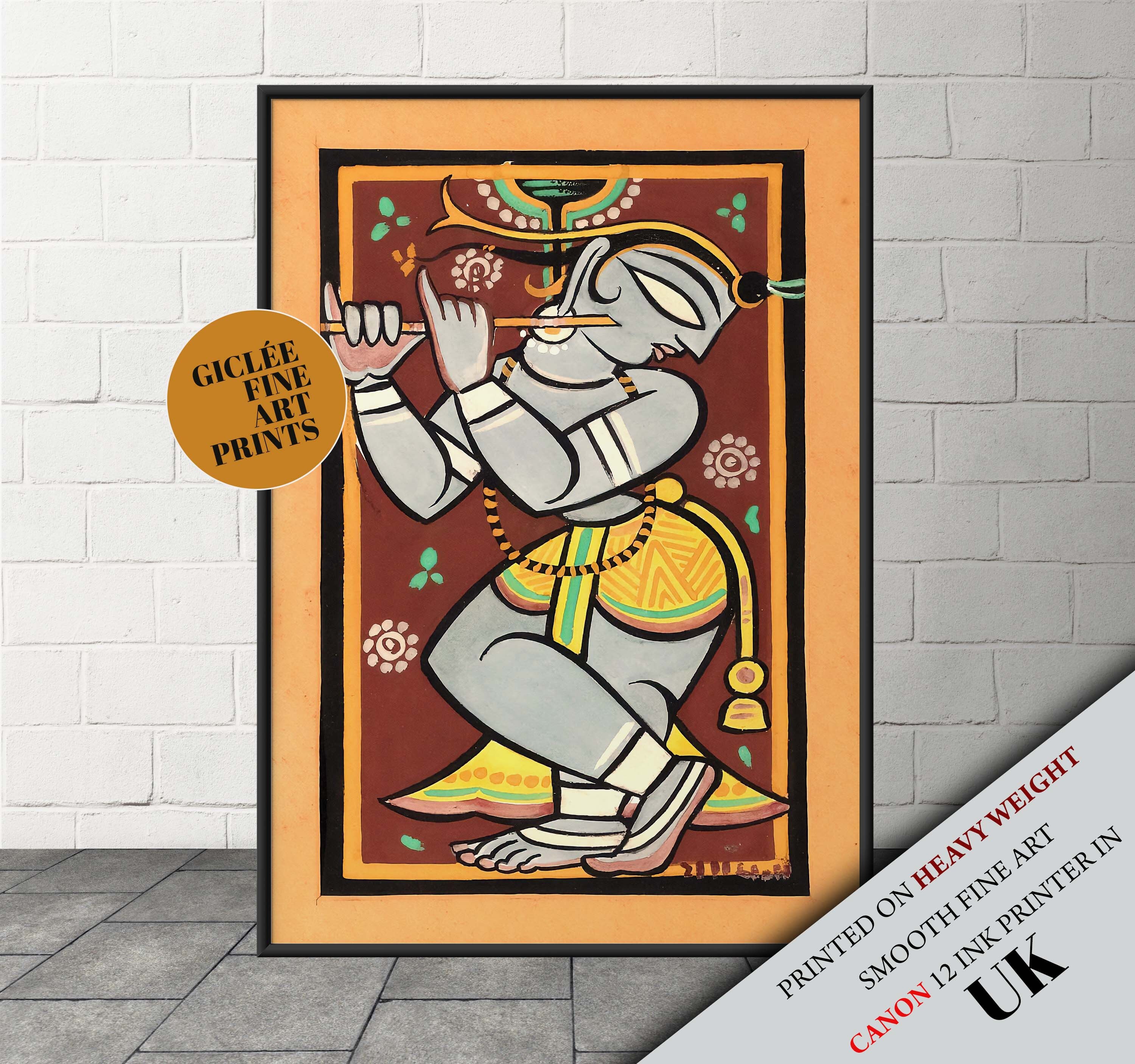 Vintage Art by Jamini Roy ''krishna'' Giclée - Etsy Vintage Art by Jamini Roy ''krishna'' Giclée - Etsy