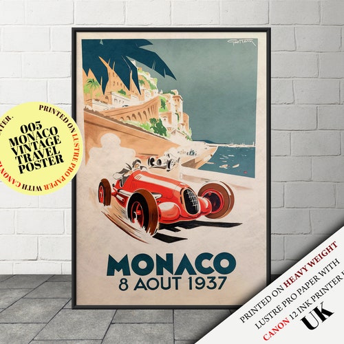 1931 Monza Grand Prix - Vintage Car Racing Poster By Philemon - 8 X 12 Inch Vintage Metal Tin Sign Ec835138 844b 4e4b 9618 039686f18bba.b9f8fa44104d21c3a64fa460f0455139