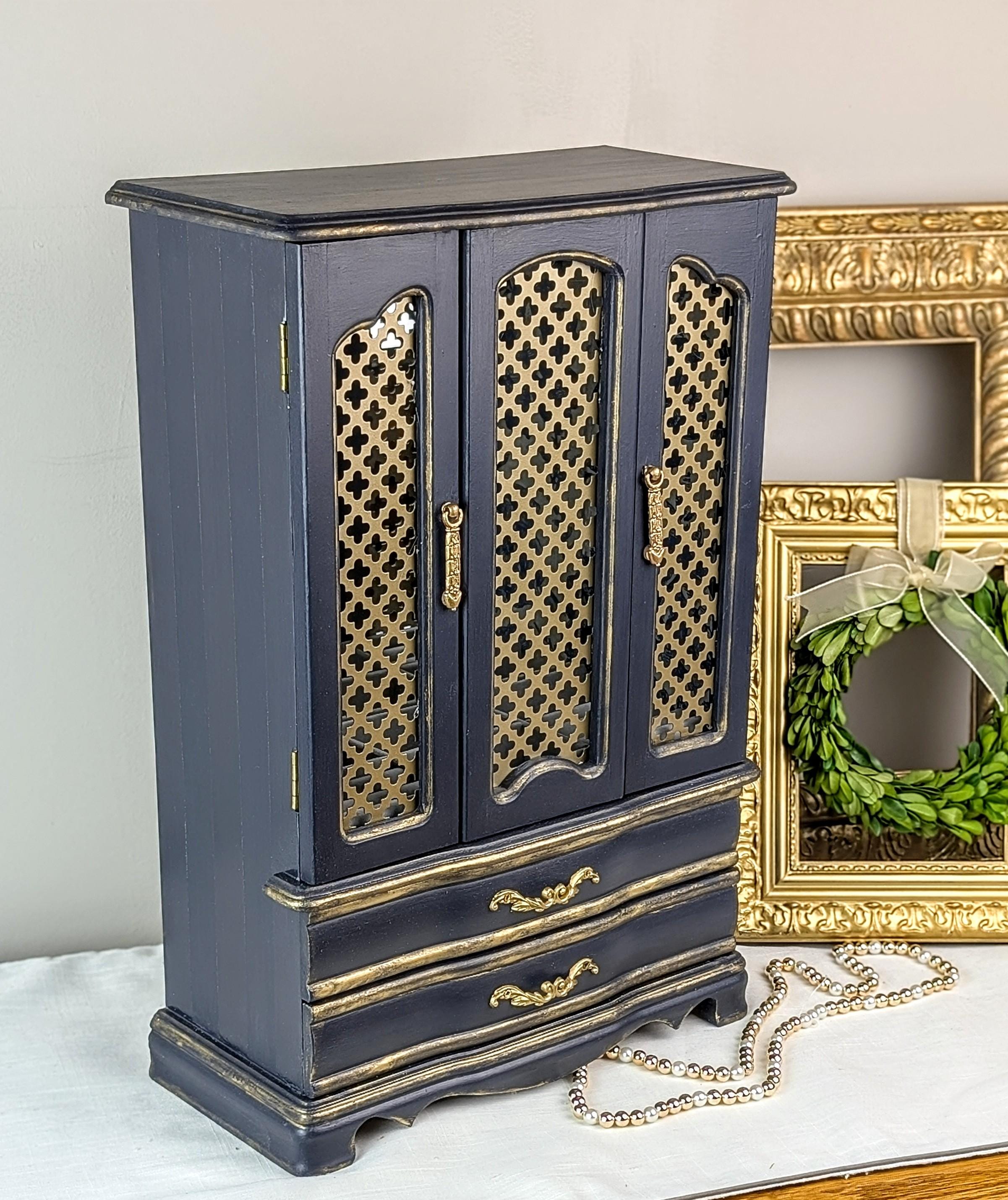 Large Gold Ornate Vintage Box - Etsy