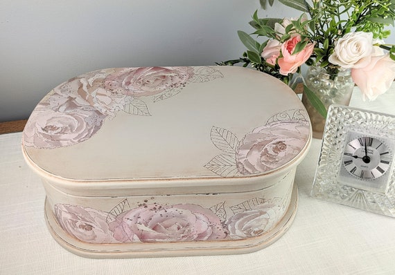 Ladies Jewelry Box Hand Painted Jewelry Chest Beige Jewelry Etsy Il 570xN.3374041874 4ze8