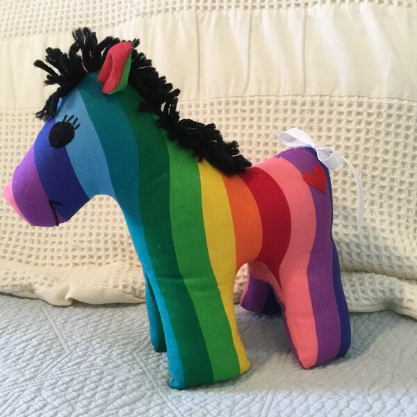Rainbow Zebra Etsy
