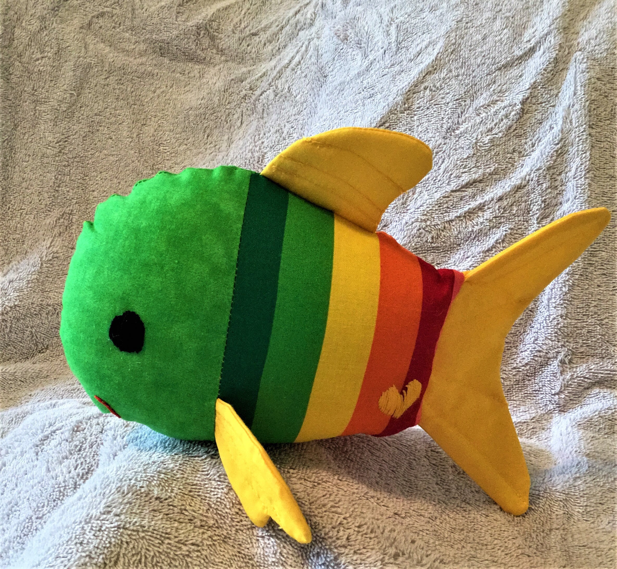 Fun Fish Stuffed Fish Toy for Infants or Toddlers Etsy