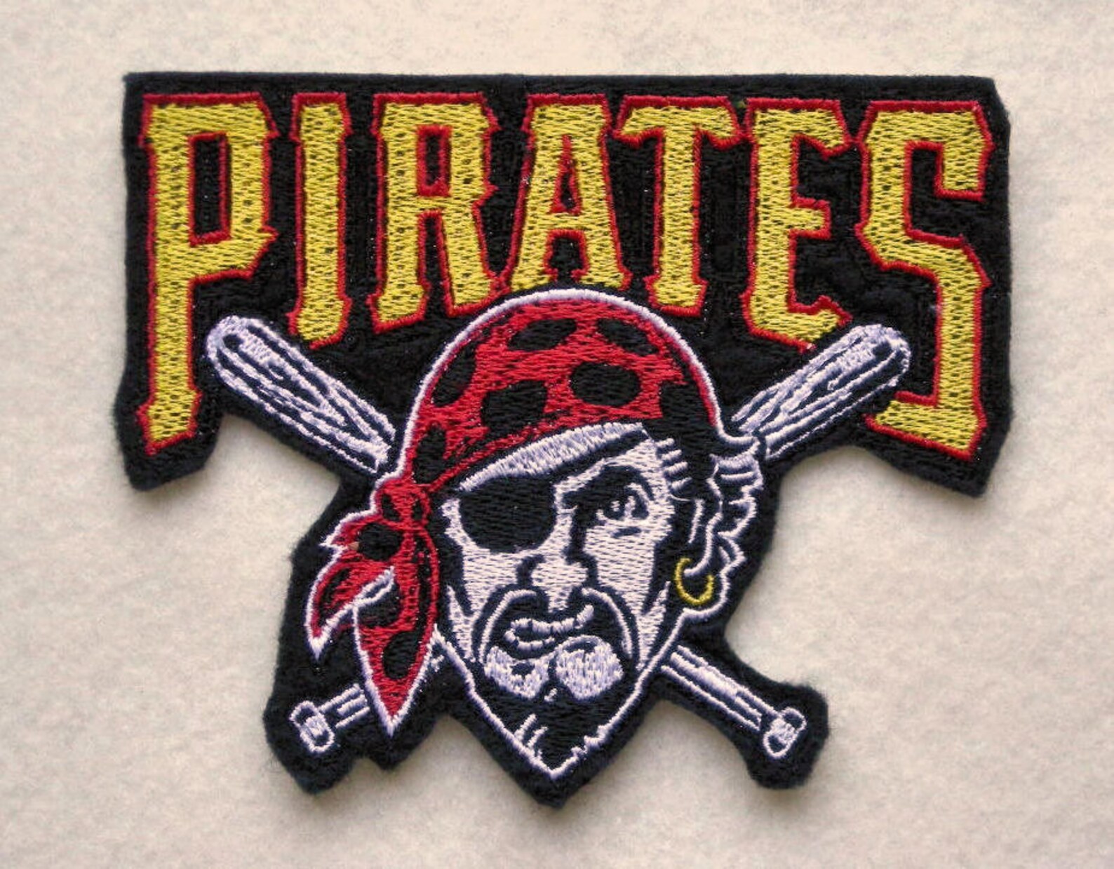 Pittsburgh Pirates Iron on Patch large 4 1/2 X 3 Etsy