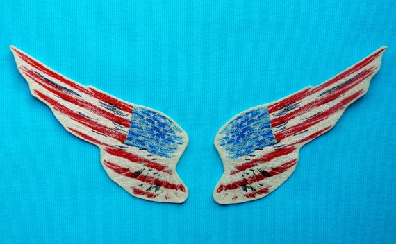 Mexico Flag America Patriotic Decorative DIY Iron on Patch USA