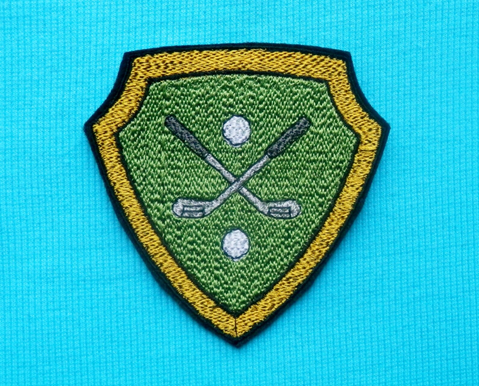 Golf emblem iron on patch medium 325 x 325  etsy Golf emblem iron on patch medium 325 x 325  etsy