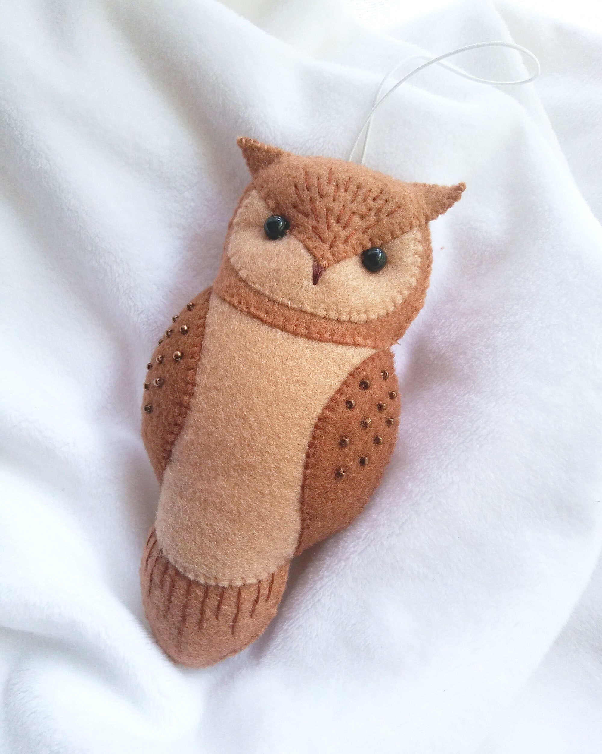 Special Price Set of 3 Felt Owl Ornaments Winter Holiday | Etsy