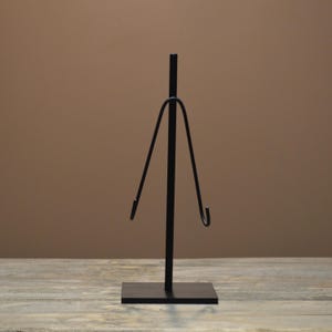 11"  Metal Display Stand for round objects - 4x4” Base