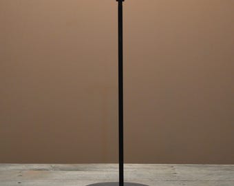 15" high metal display Helmet stand for masks and art objects - 6" Round Base