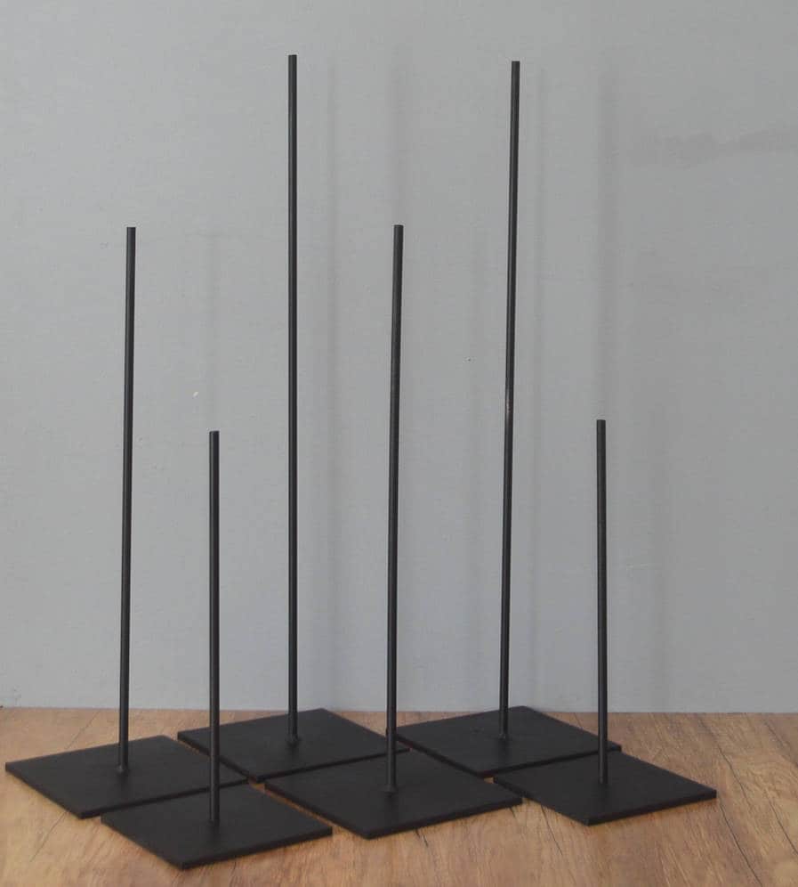 15 Metal Rod Display Stand for Tribal Art 7x7 base Etsy