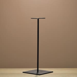 15'' T style Metal Display Stand for masks and sculptures - 6x6 Base