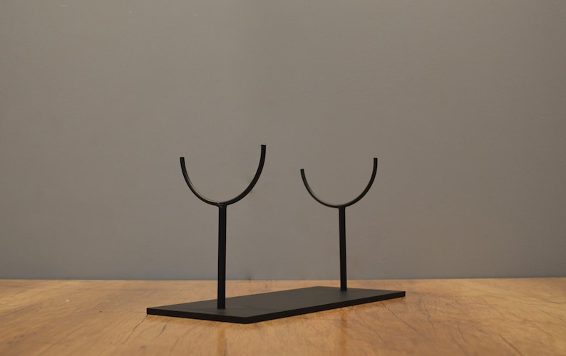 5 Double Rod U Display Stand for Sculptures 10x5 Base Etsy