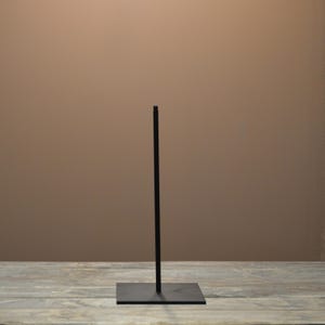 6” high Metal Display Rod Stand- 3x3 heavy Base