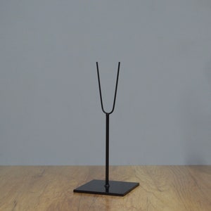 12" V Style African and other Tribal Masks Metal Display Stand -6x6”Base