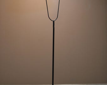 24" Y Style Straight Rod Metal Display Stand for masks and other sculptures