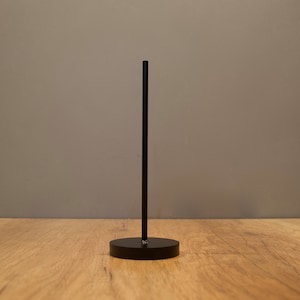8” Metal Rod Display Stand For Tribal Art - 3” base