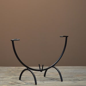 Metal display stand for stained glass and other round objects 2" elevation