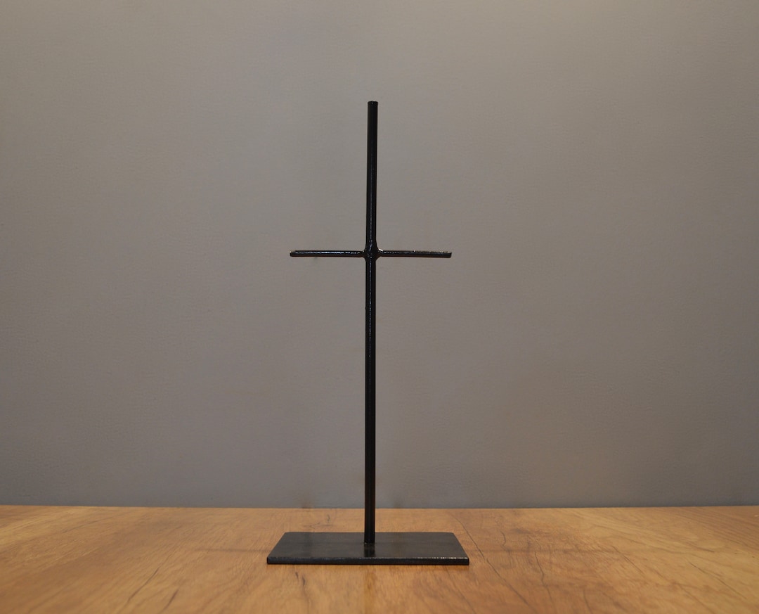 15'' High Cross Metal Display Stand for Masks and Other Art Objects ...